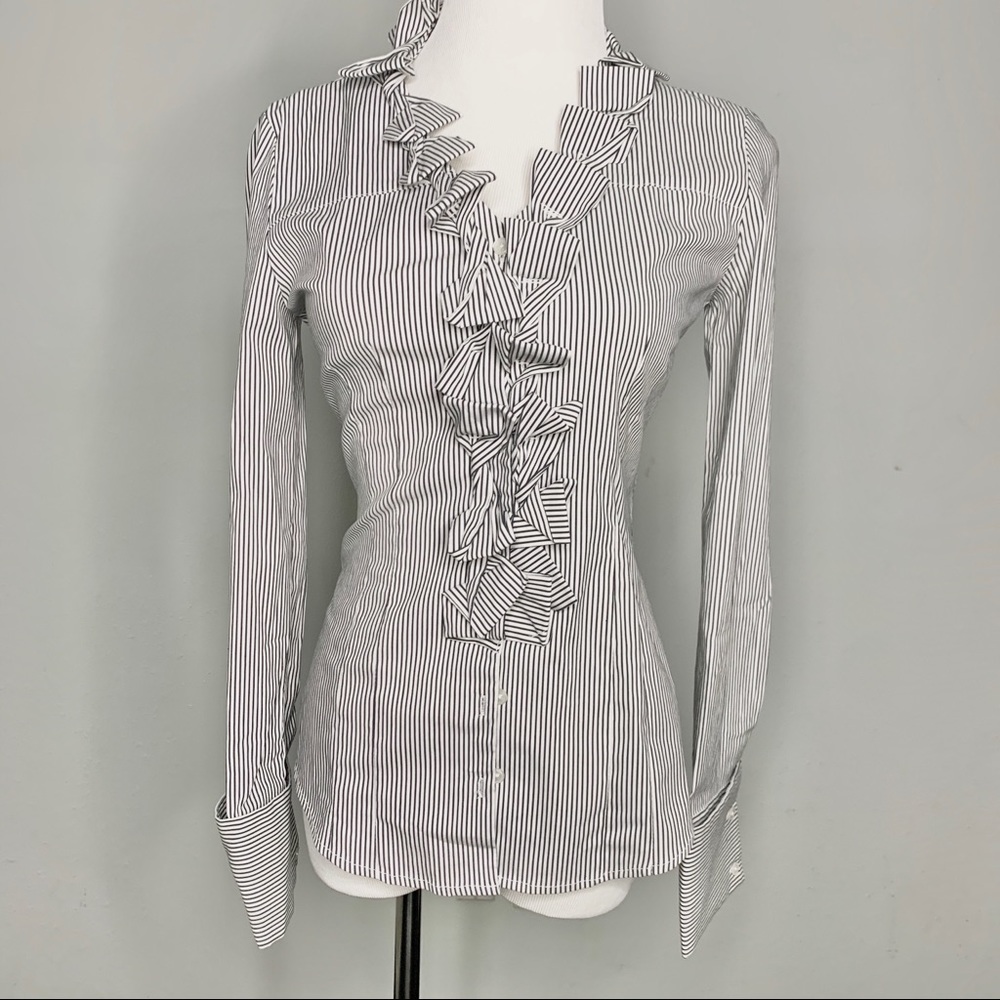 (NWT). EXPRESS Ribbon Detail Dress Shirt